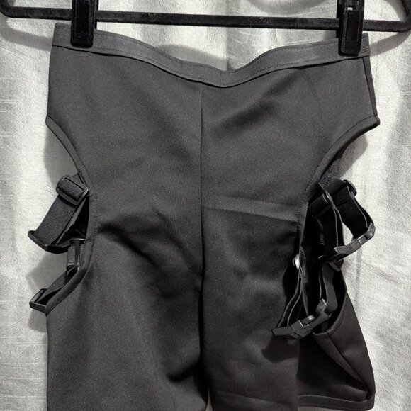 Nakt 22-B Buckle Shorts Clubbing Black Medium - Picture 8 of 9